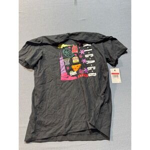 Jordan Chicago Graphic T-Shirt Mens Large Black New